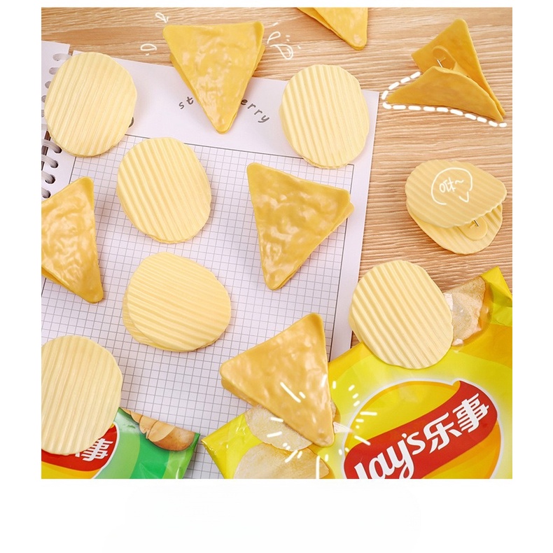 Kẹp Giấy Cute A4 Trong Suốt Acrylic Để Bàn Nhựa Hình Snack Timo VPK28