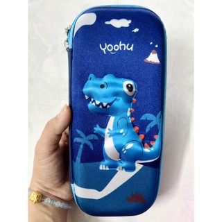 Hộp bút học sinh 2 ngăn hoạt hình 3d siêu kute