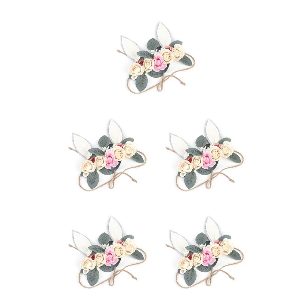 Set 1 / 2 / 3 / 5 Băng Đô Nơ Tai Thỏ Cho Bé Chụp Ảnh