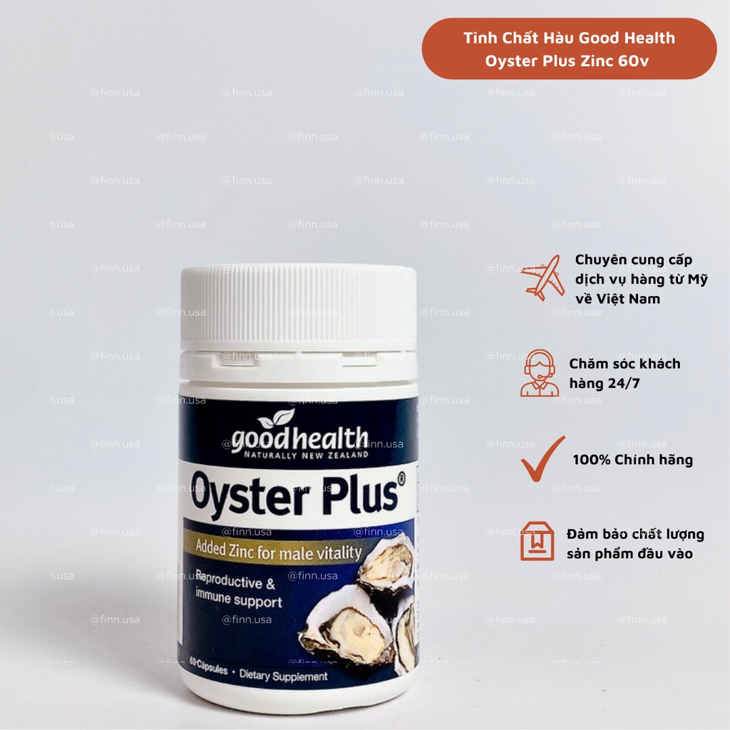 [BILL ÚC ĐI AIR]_Oyster Plus Good Healthy - TINH CHẤT HÀU BIỂN