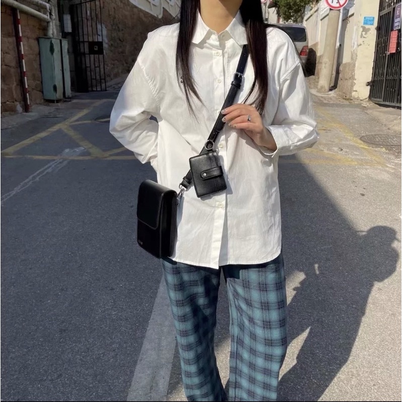 Túi Đeo Chéo Dáng Đứng Kèm Card Wallet