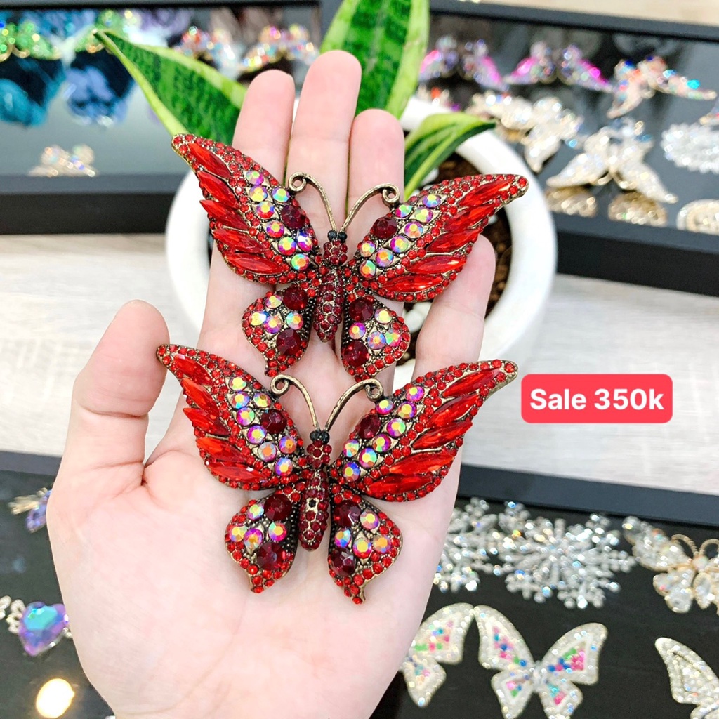 1 Cặp Bươm Chúa Lớn - Phụ Kiện Dép