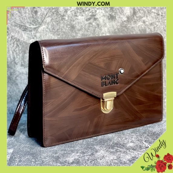 Ví cầm tay nam cao cấp MB khóa sập size 28cm Windy.com