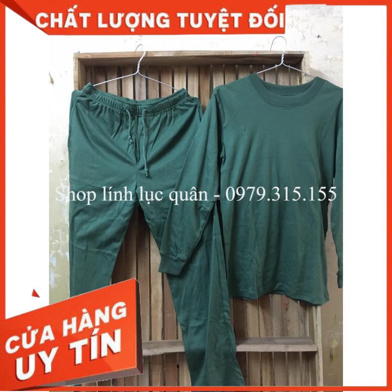 Bộ quần áo thun thu đông nam cổ tròn