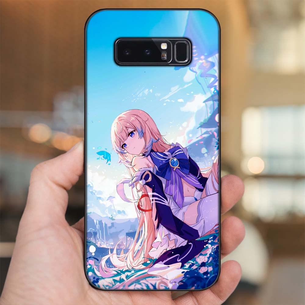 Ốp lưng Samsung Note 8 viền đen in hình Sangonomiya Kokomi Genshin Impact