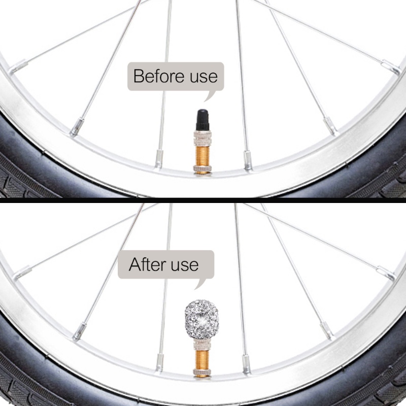 Nắp Van Bánh Xe Hơi / Xe Máy Đính Đá Chống Nước / Bụi Bẩn Tiện Dụng