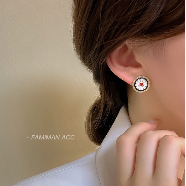 Khuyên Tai Ngọc Trai Hình Hoa Mới