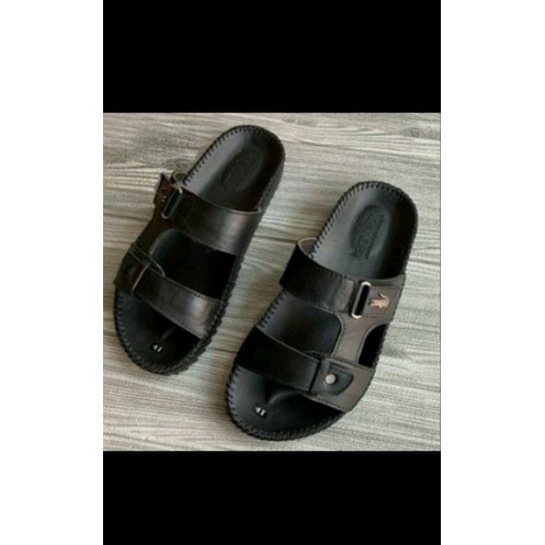 DÉP NAM QUAI NGANG DA BÒ THẬT ĐỨC TRÍ V15