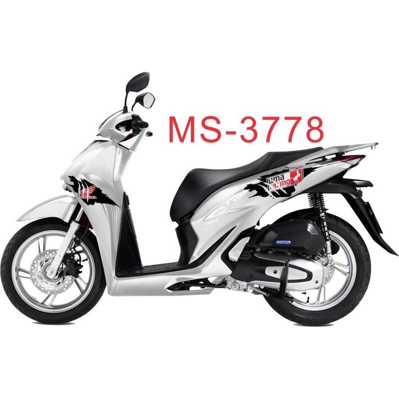 Tem rời SH đời 2020-2022 mẫu mới ( Hàng 3 lớp ).Decal Hải Hằng