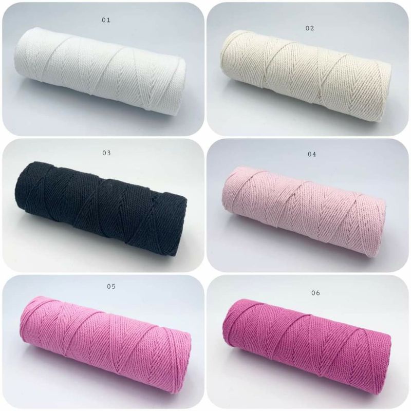 Sợi Cotton Thái Siêu Bền Móc Nón, Túi Vid..