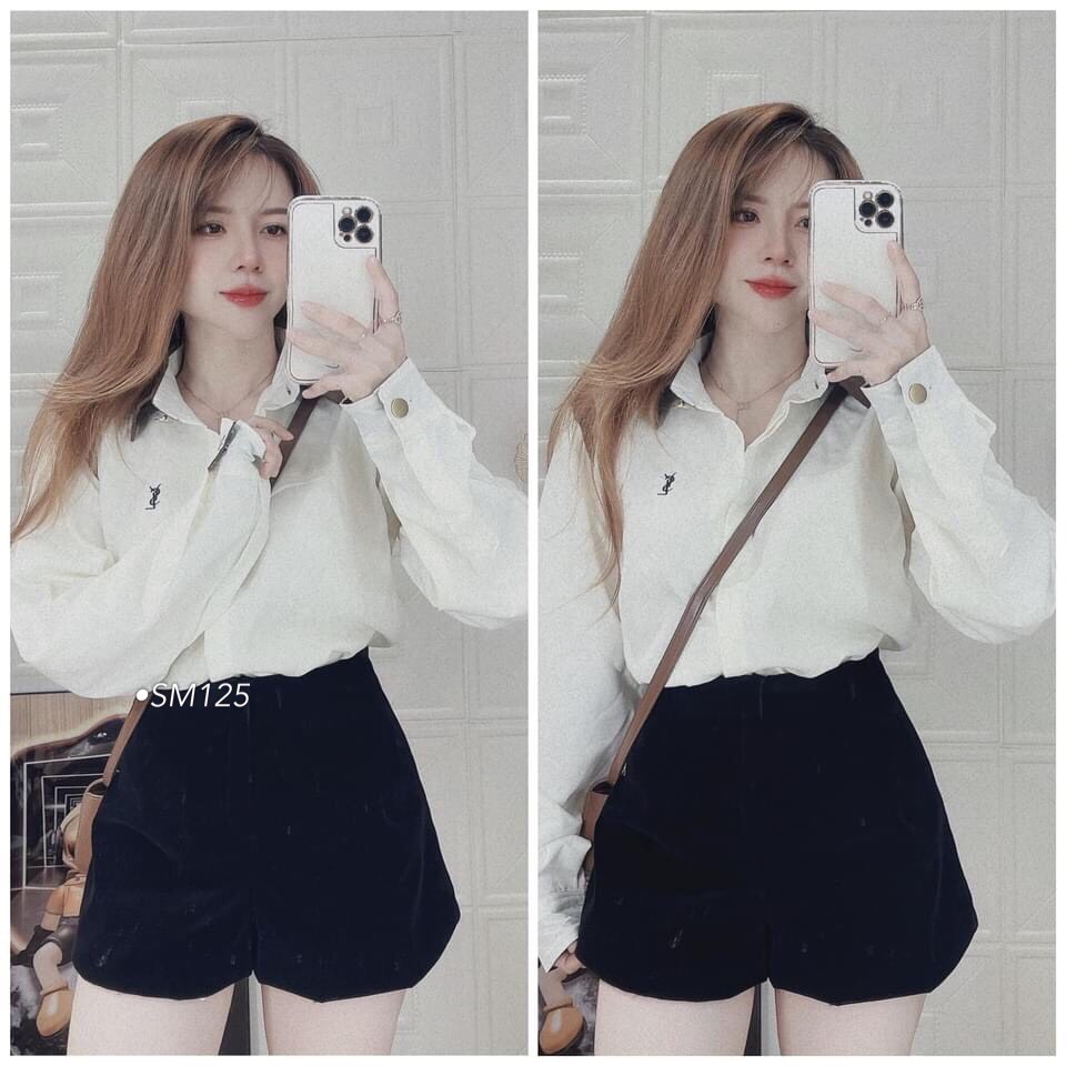 SM125 Sơ Mi Trắng YSL