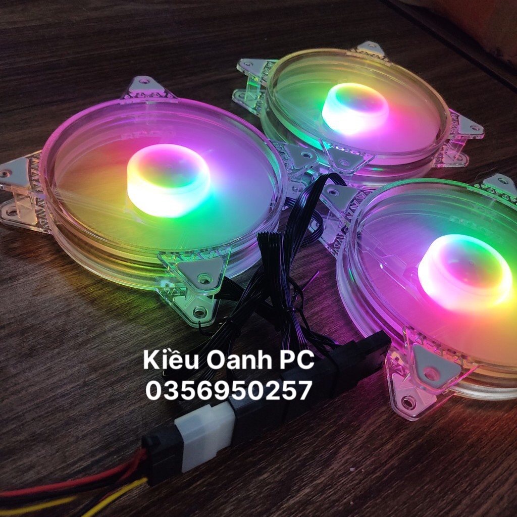 FAN LED RGB COOLMOON K9 12CM (GẮN TRỰC TIẾP)