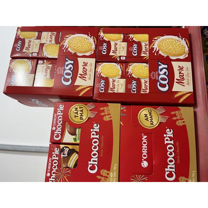 Bánh Cosy lễ 12 hộp/ lôc và Cosy hộp 336g