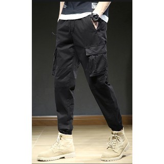 Quần Jogger kaki mịn cao cấp -Quần kaki túi hộp vải mịn co giãn