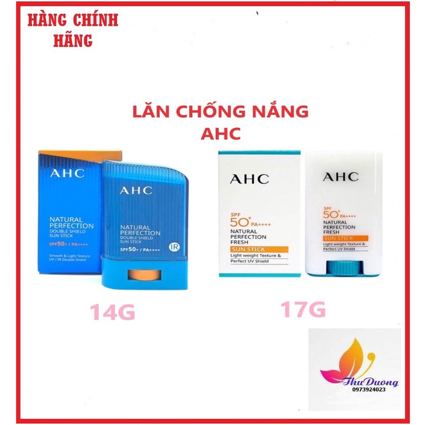 CHỐNG NẮNG DẠNG THỎI AHC NATURAL PERFECTION FRESH SUN STICK SPF50+PA++++