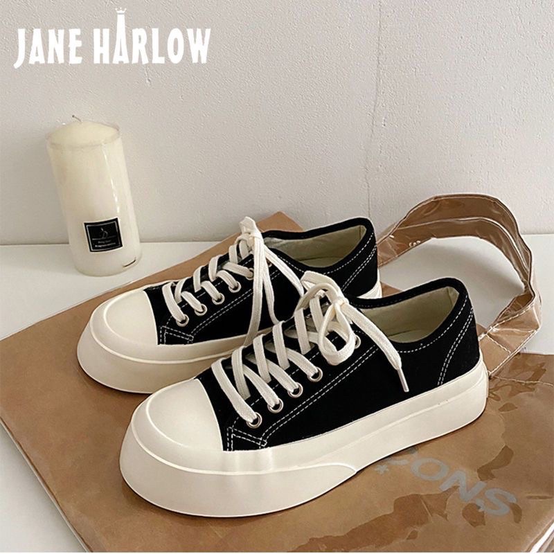 GIÀY VẢI CANVAS THỜI TRANG ULZZANG PHONG CÁCH CHO NỮ