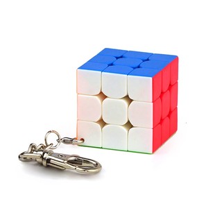 Móc Khóa Hình Khối Rubik 3x3 KeyChain Mofangjiaoshi Mini 3x3x3