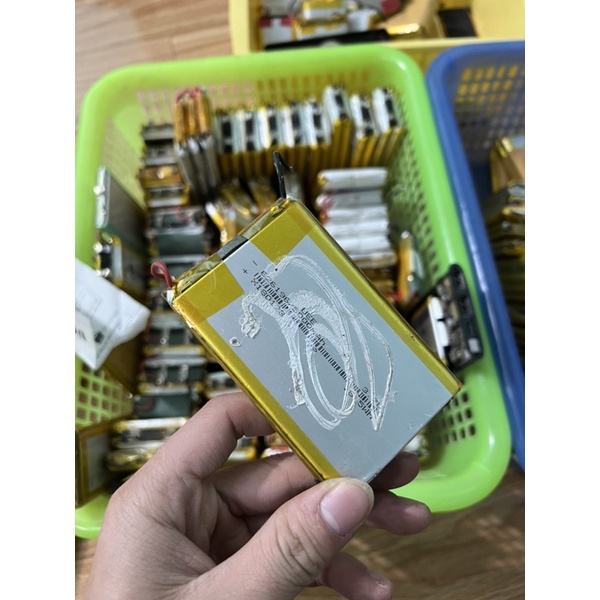 Pin Lipo 3,7v 10000mah bóc sạc dự phòng lỗi mạch