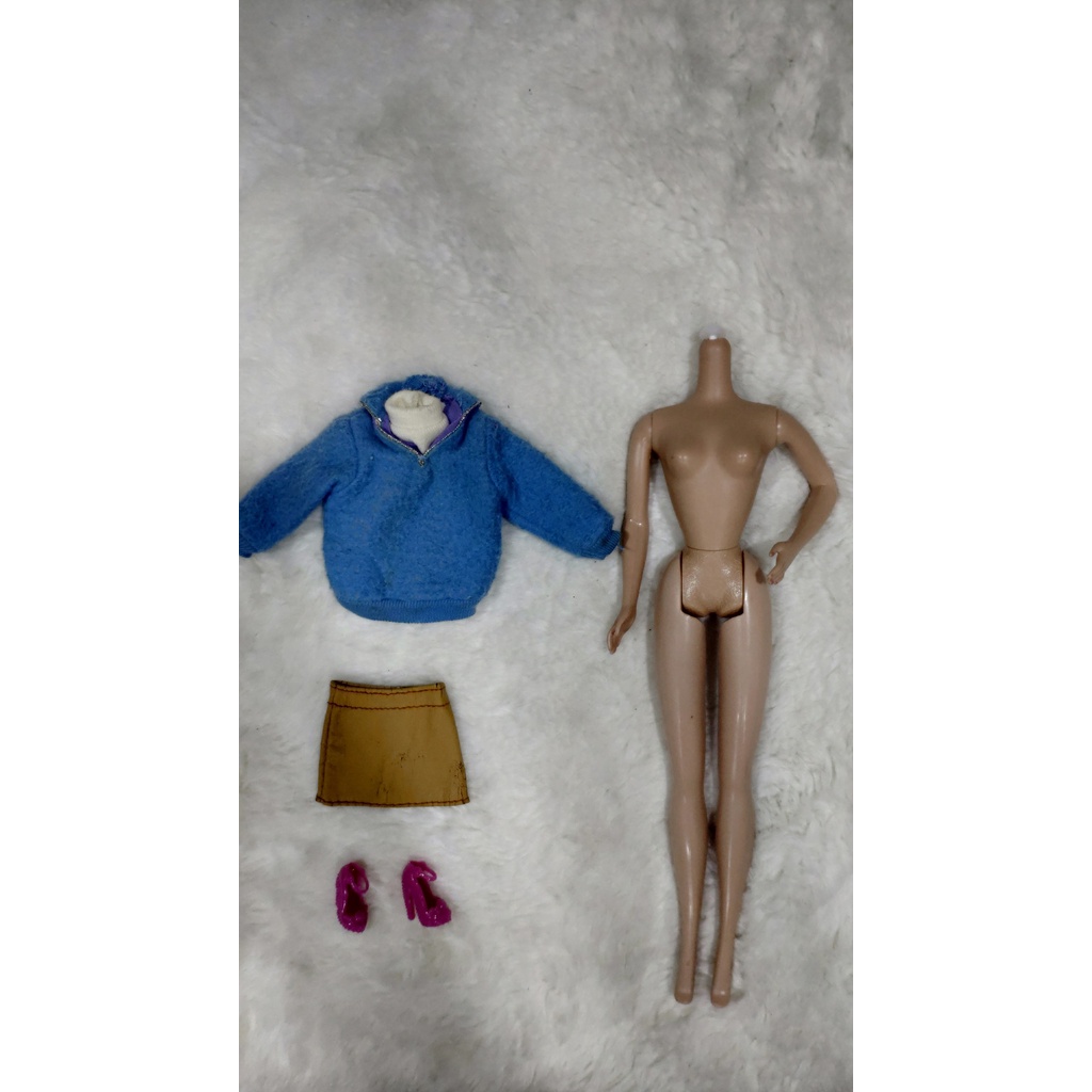 Cơ thể búp bê Barbie nude nhiều màu