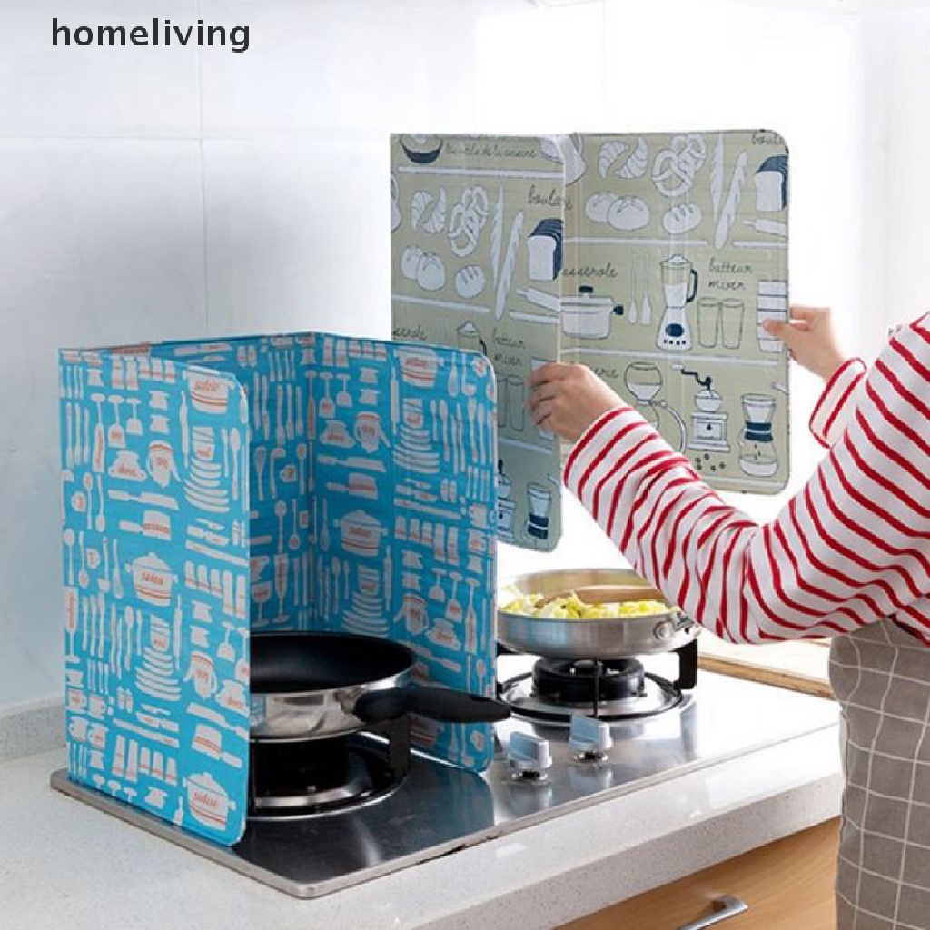 Tấm Chắn Chống Bắn Dầu Bằng Lá Nhôm Tiện Dụng Cho Nhà Bếp