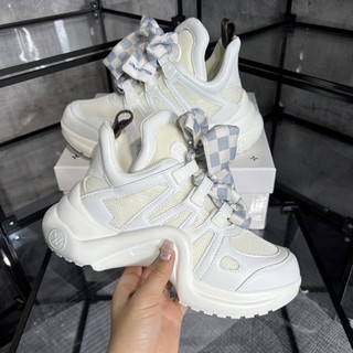 ⚡️FULL BOX⚡️GIÀY SNEAKER LV ARCHLIGHT TRẮNG NƠ CAO CẤP