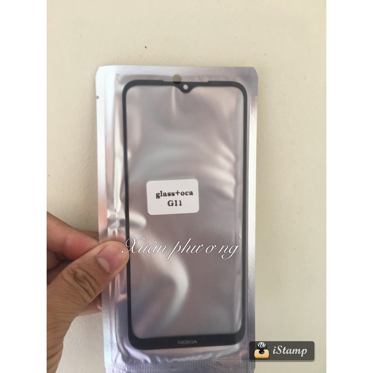 Mặt kính ép nokia G11 liền keo