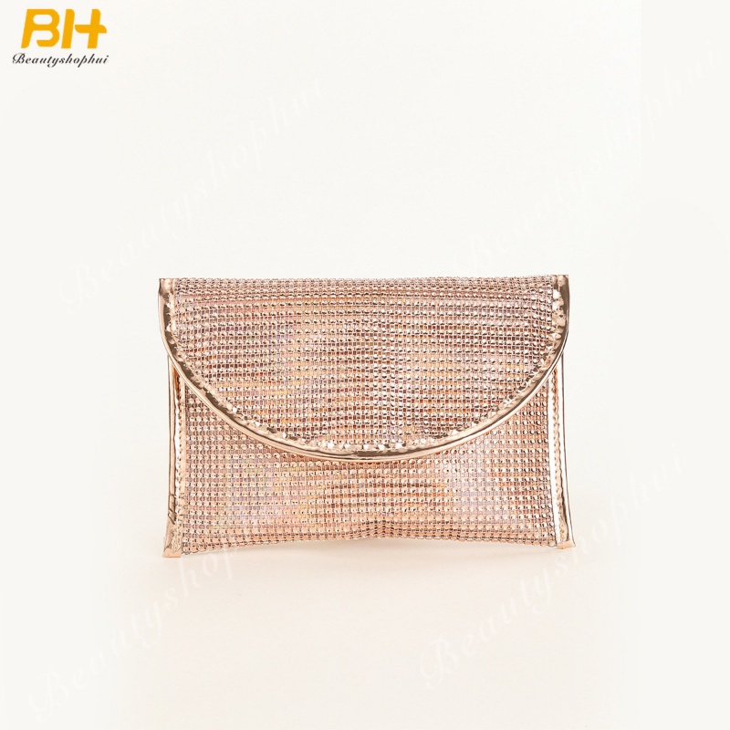 Túi Xách Đeo Vai Một Bên Vai Màu Laser Đính Kim Cương Giả Kiểu Âu Mỹ Mới 2022