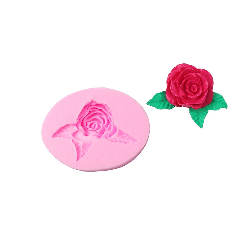 Khuôn Silicone Làm Bánh Hình Hoa Hồng &amp; Chuông