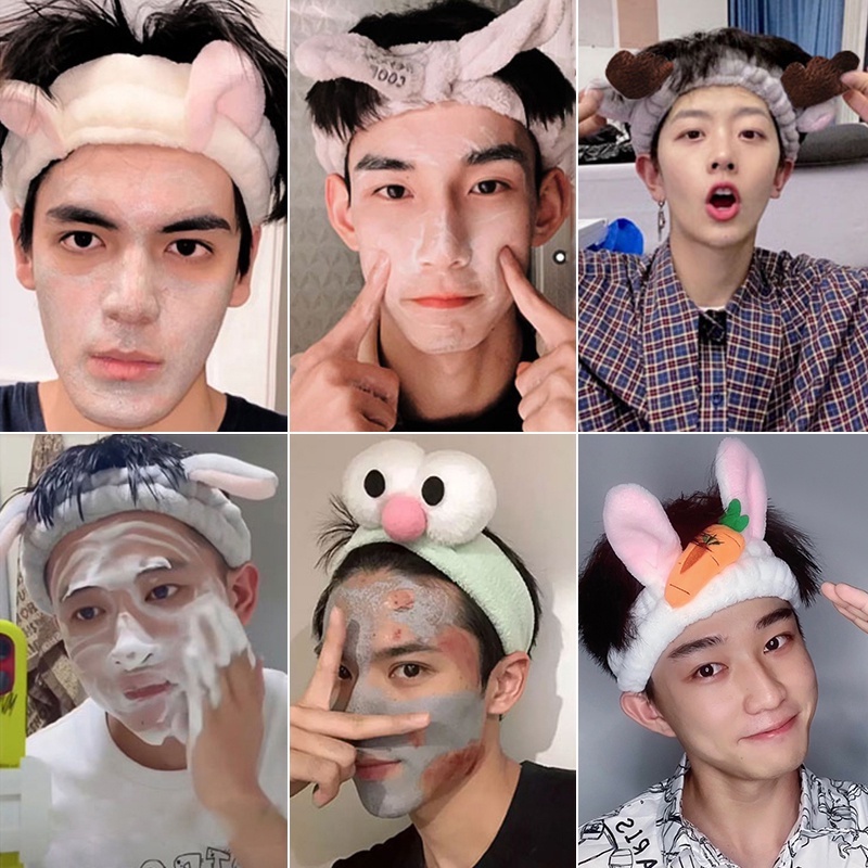 Băng Đô Cài Tóc Rửa Mặt Trang Trí Hình Động Vật Cho Cả Nam Và Nữ Mã 2023 Mới