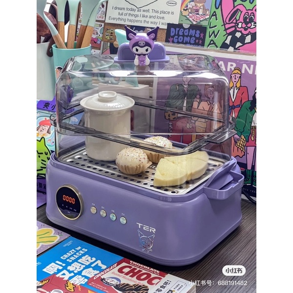 Nồi Hấp Đa Năng TER Cao Cấp Dung Tích 5L Bảo Hành 12 Tháng - Cáo Đeo Nơ