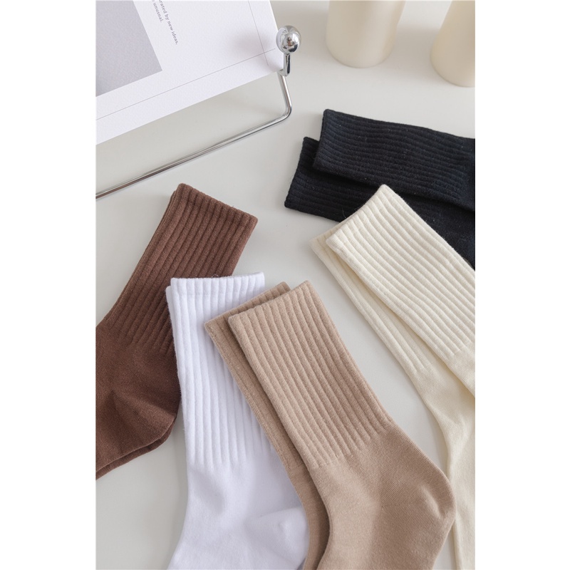 Tất vớ trơn gân to nam nữ