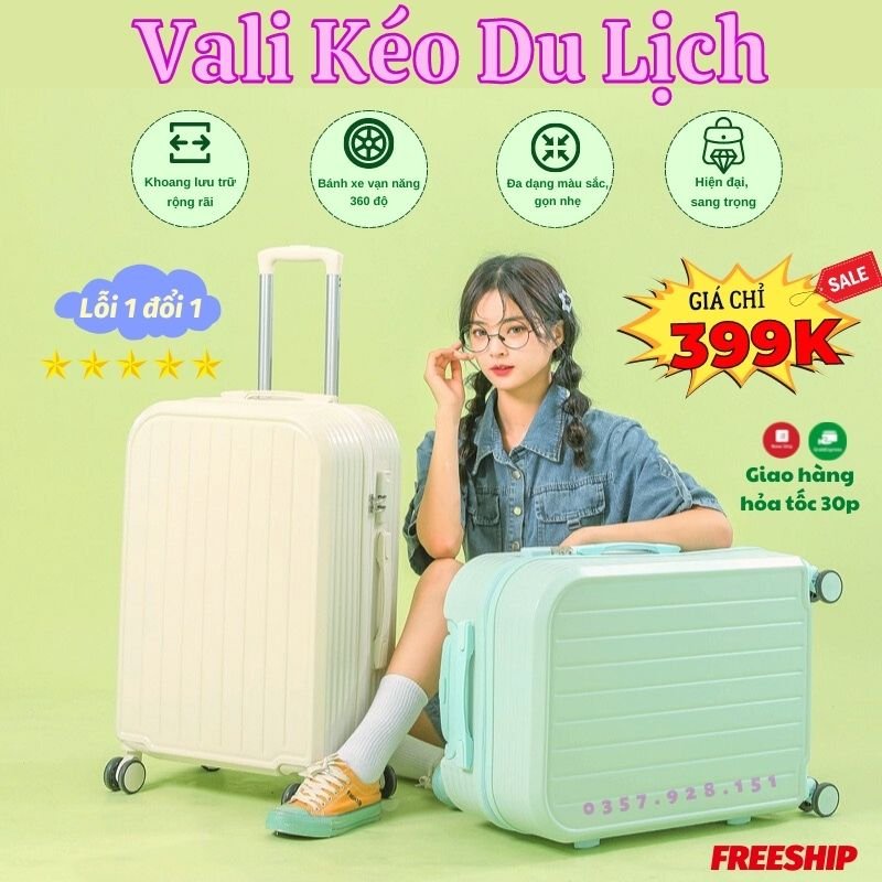 Vali Kéo Du Lịch Vali Cao Cấp Bền Đẹp Gía Rẻ Nhiều Màu Sắc Titan.st