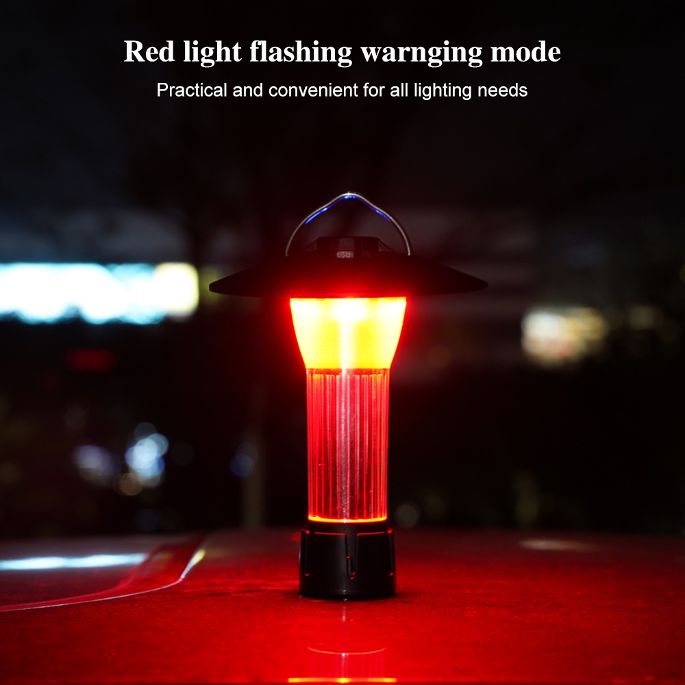 Đèn led Cắm Trại Sạc usb 4 Chế Độ Sáng Chống Thấm Nước