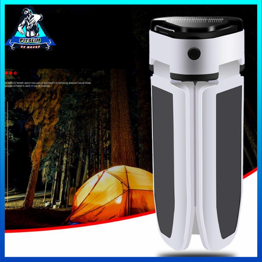 [Fit] 60Led Trefoil Tent Light Có thể sạc lại Đèn pin cắm trại di động Led [S/10]