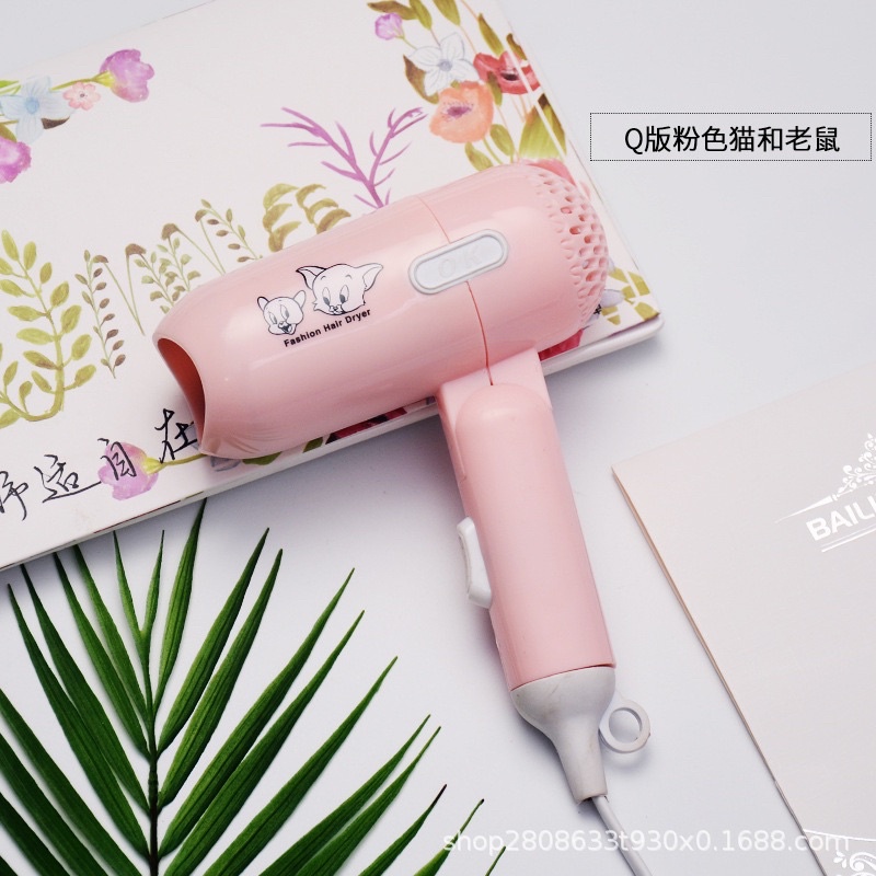 Máy Sấy Tóc Mini Hình Thú Gấp Gọn Dễ Thương