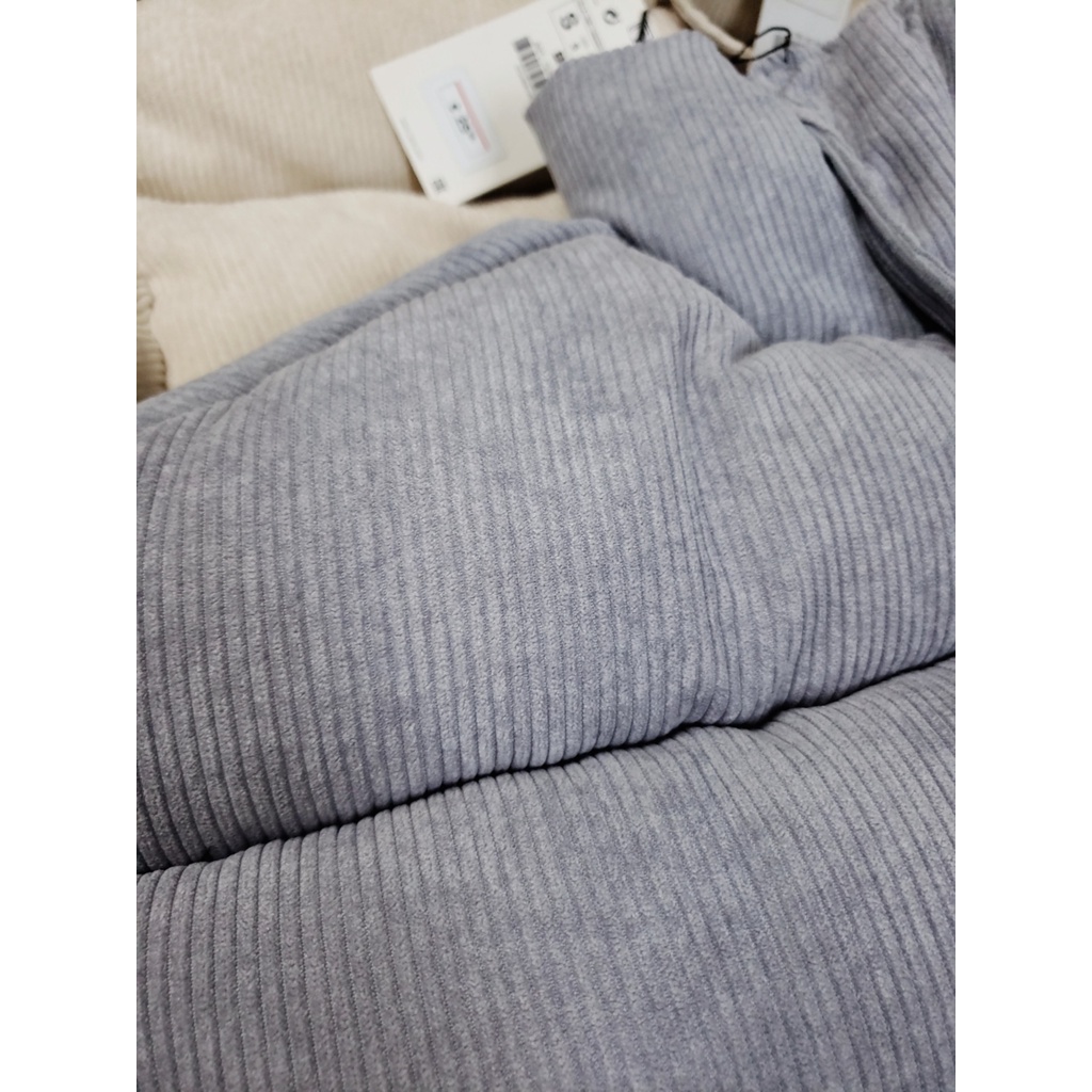 Áo khoác phao nhung tăm Z.R cao cấp nam nữ dáng rộng