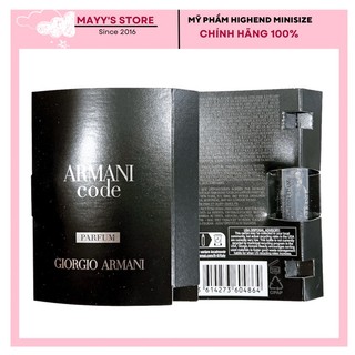 Vial Nước Hoa Nam Giorgio Armani Armani Code