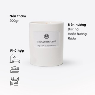 Nến thơm Morra Cinnamon Chai 200g