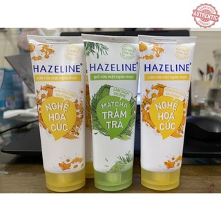 Sữa rửa mặt hazeline 100g đủ loại - cho làn da sáng mịn