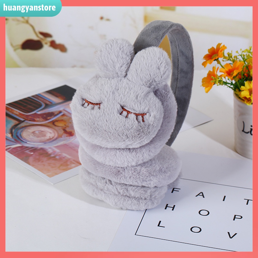 HY/ Chụp Tai Giữ Ấm Thiết Kế Kiểu Thỏ Đáng Yêu Cho Bé