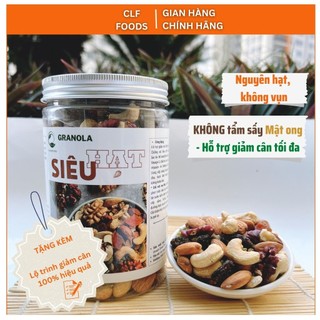 Granola siêu hạt ăn kiêng ngũ cốc giảm cân không đường eat clean nhiều dinh dưỡng từ CLF Foods