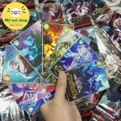Thẻ bài liên quân mobile có 2 tấm phản chiếu - BÉ CỰC THÍCH SIÊU TẬP [Đồ chơi Nhà Mỡ]
