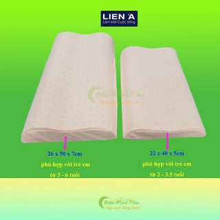 Gối cao su trẻ em Liên Á Contour