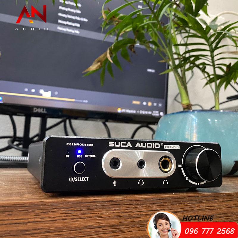 DAC SUCA Q5Plus - Hỗ trợ Bluetooth 5.1- 32bit/384Khz/DSD256