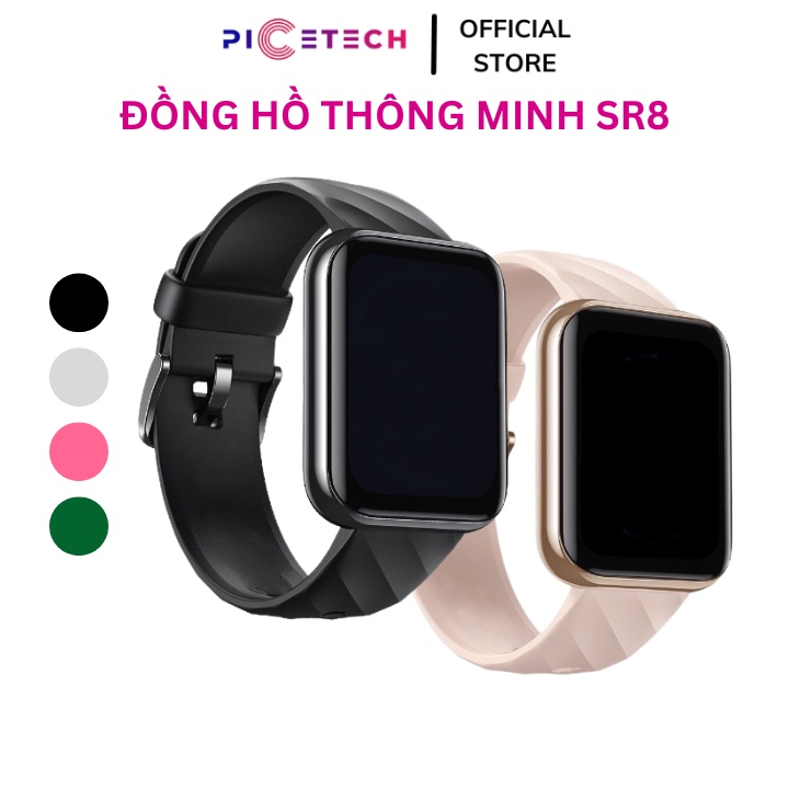 Đồng Hồ SR8 - Smartwatch Thông Minh Chống Nước Kết Nối Bluetooth Nghe Gọi , Nhận Thông Báo - Chính Hãng PICETECH