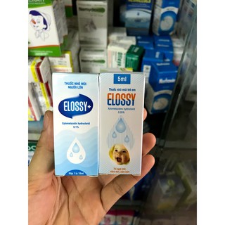 Nhỏ mũi người lớn, trẻ em ELOSSY ( lọ 10ml)
