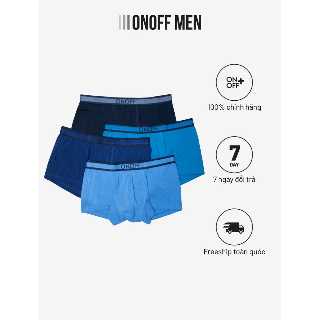 Combo 2 quần lót nam dáng trunk chất liệu cotton Mỹ - 18UO22A004