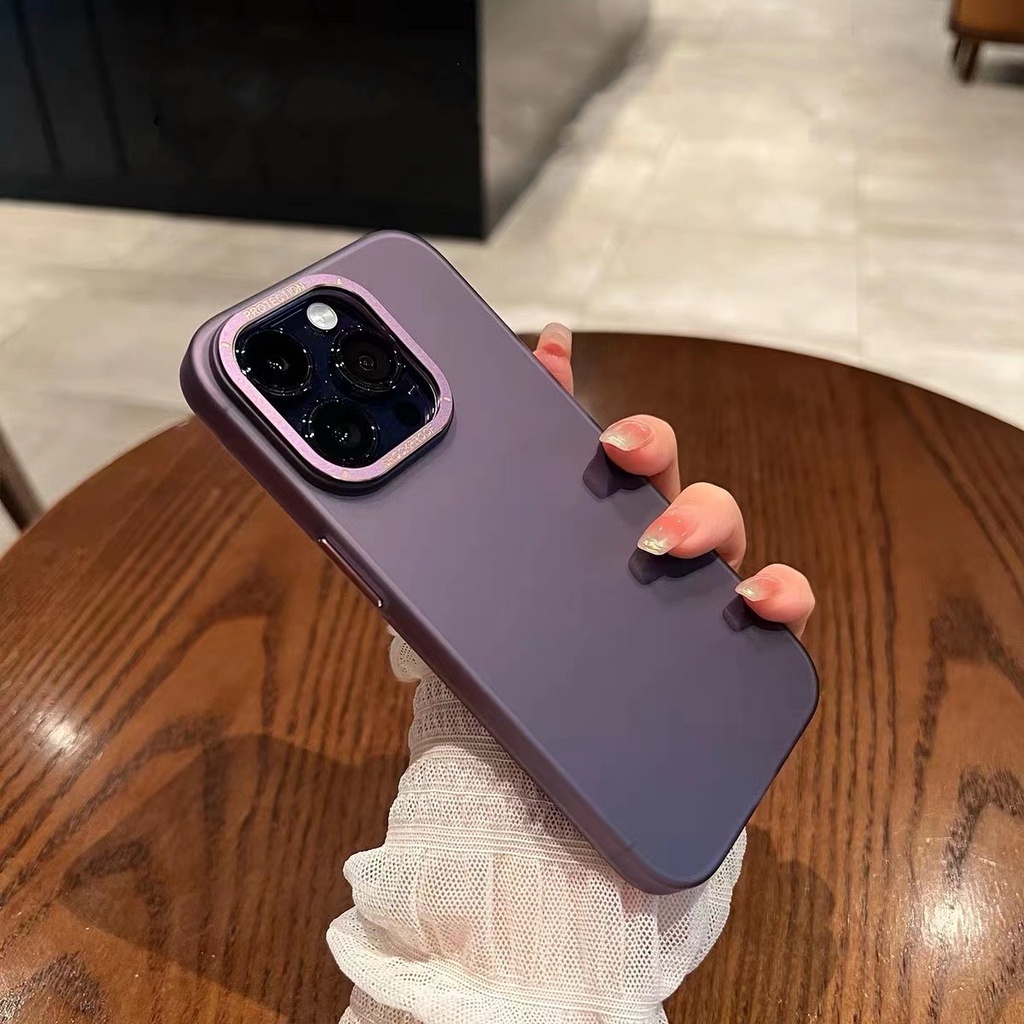 Ốp iPhone 14 13 12 Pro max 14 plus case ốp lưng iphone 14 13 12 promax Kim Loại Siêu Mỏng Chống Sốc Chống Bụi Sang Trọng Cho Ốp Điện Thoại iP 14 plus 12 13 14 Pro max