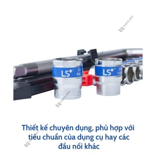 Bộ đầu tuýp Cần L 10 món LS+