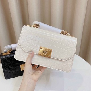 Túi Ck Da rắn khoá gập